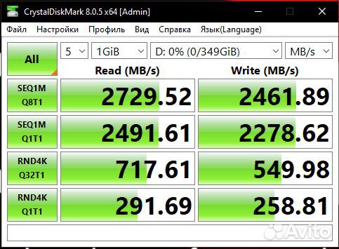 SSD Intel Optane P4800X 375Gb U2 Nvme + адаптер U