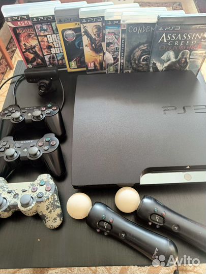 Игровая приставка ps3 с играми