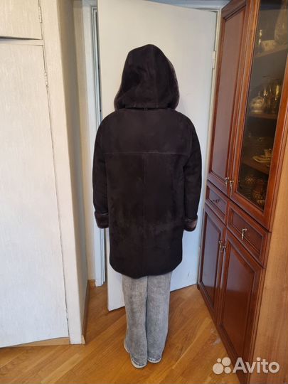 Дублёнка серая