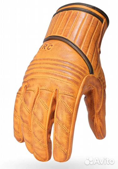Мото перчатки кожаные torc Carson Gold, L, XL