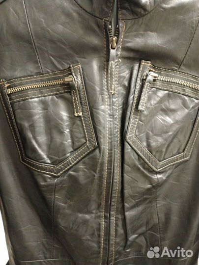 Куртка кожаная женская