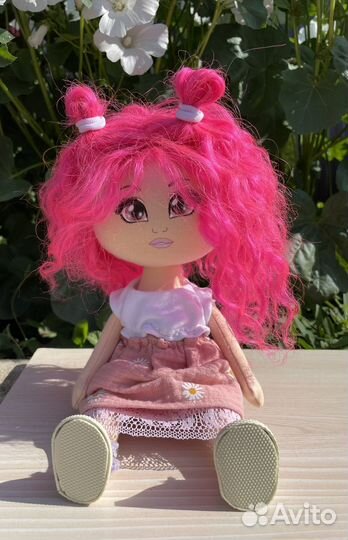 Текстильная кукла ручной работы