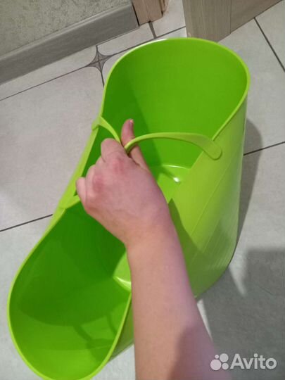 Таз ведро силиконовое мягкое