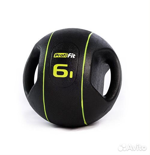 Медицинбол Profi-FIT, с хватами 6-10 кг