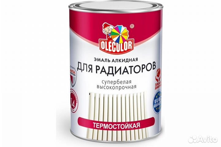 Эмаль алкидная для радиаторов olecolor