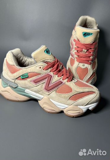 Кроссовки New Balance 9060 Cookie Pink Люкс