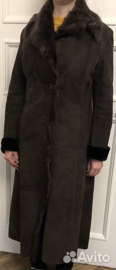 Дублёнка женская в пол