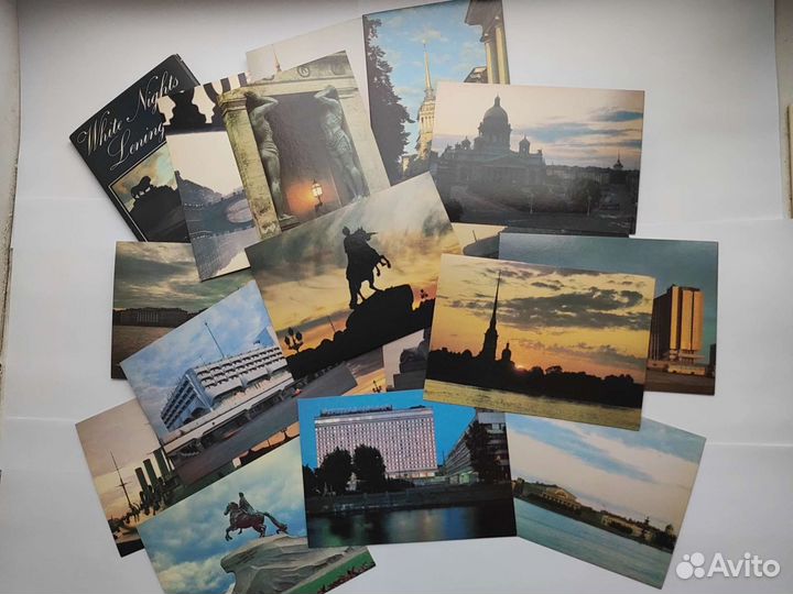 Набор открыток СССР Белые ночи в Ленинграде