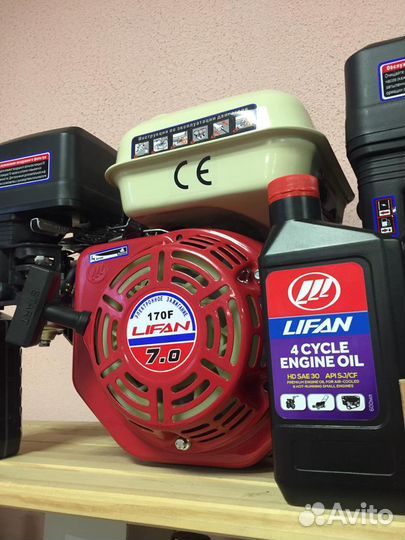 Бензиновый двигатель lifan 170F 7,0 л.с