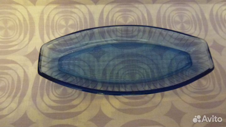 Посуда из цветного стекла времён СССР