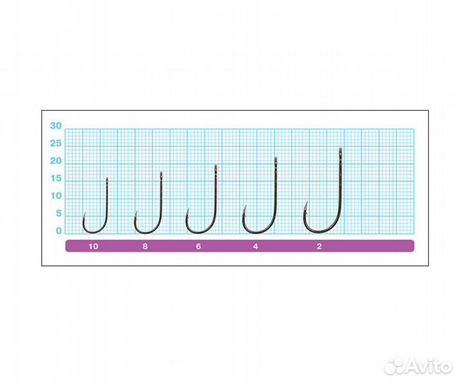 Крючок owner S-59 BC №6 8шт