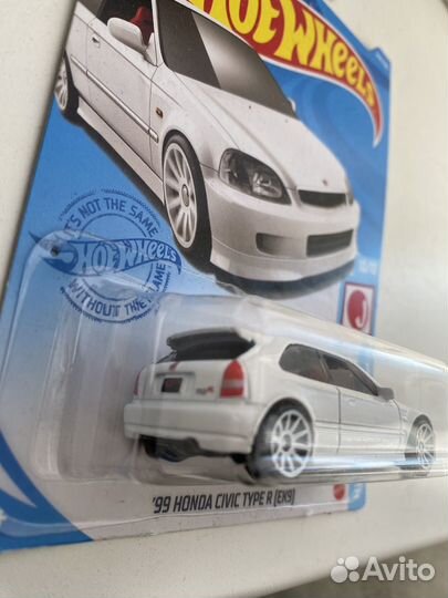 '99 honda civic type R EK9)hot wheels белый