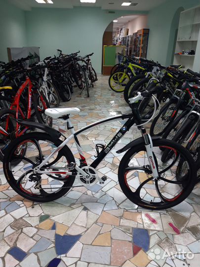 Велосипед BMW черн-белый