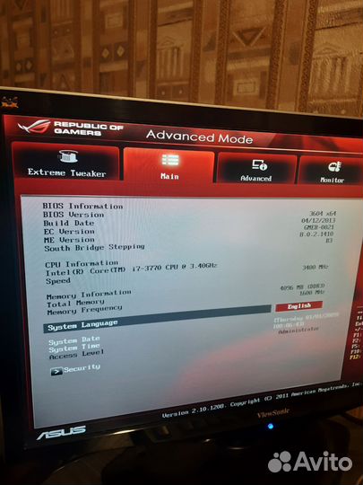 Мат плата asus