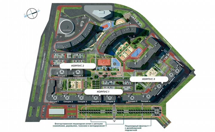 Квартира-студия, 22,8 м², 14/16 эт.