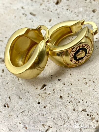 Серьги Версаче versace premium