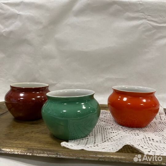 Чугунки фарфоровые Вербилки 1940-ые