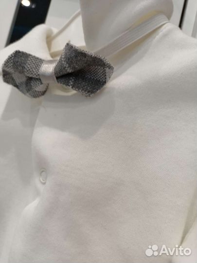 Костюм для малыша, пиджак,штаны, бабочка до 9 мес