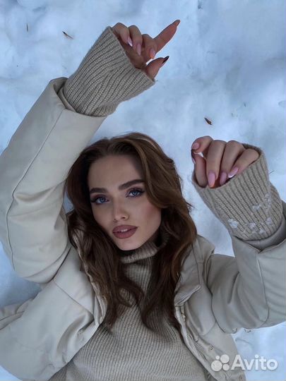 Пуховик женский bershka