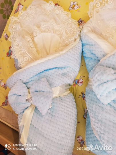 Детские конветики для новорожденных на выписку