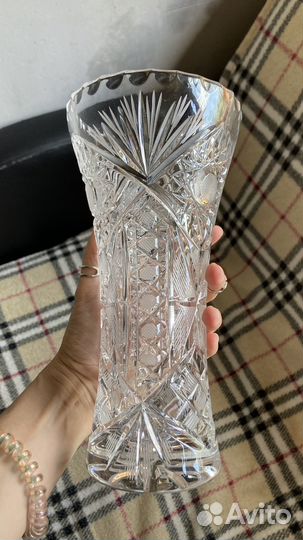 Ваза хрусталь Бронь до 22.08