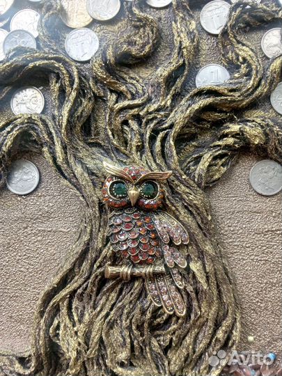 Панно,Денежное дерево,Энерго-картина.Оберег