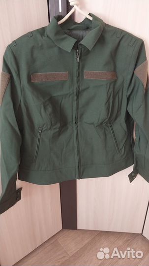 Офисная военная форма зеленая женская