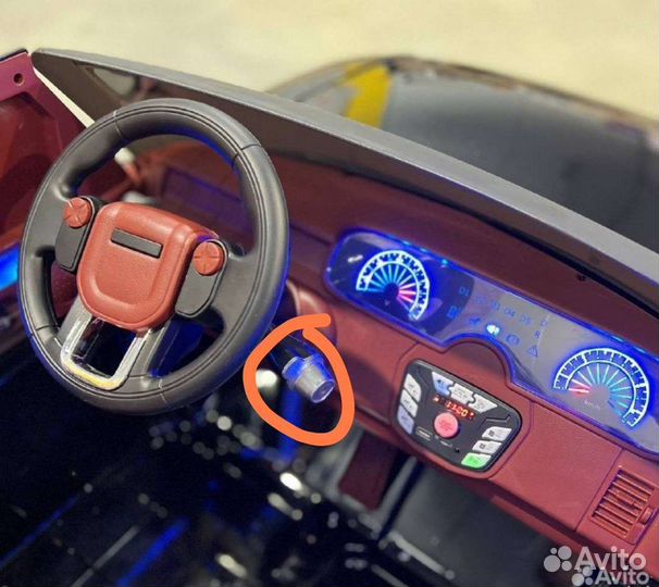 Электромобиль двухместный Range Rover новый