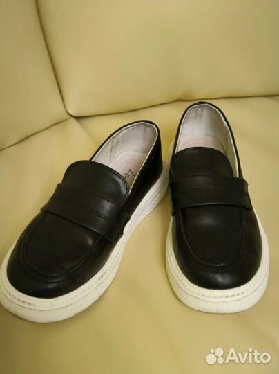 Слипоны школьные для девочки