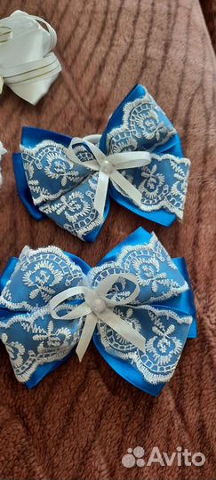Бантики для волос ручной работы