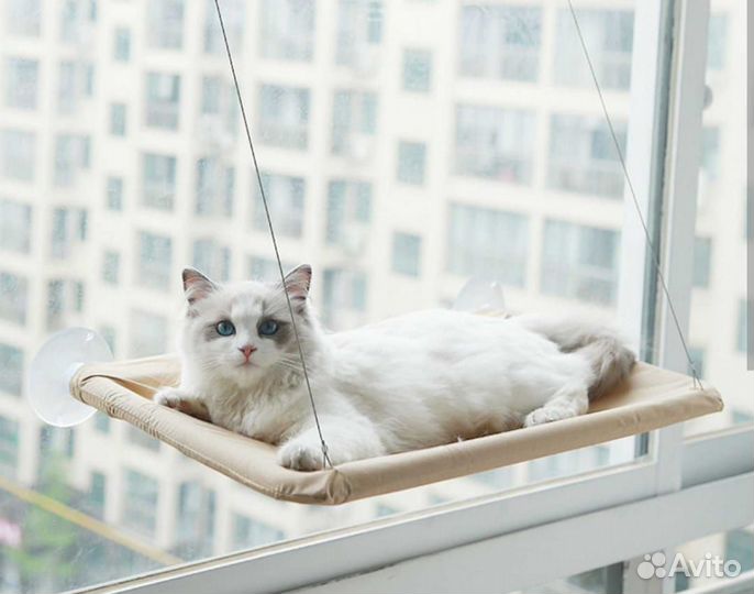 Гамак для кошек на окно