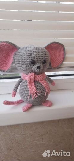 Мышка вязаная