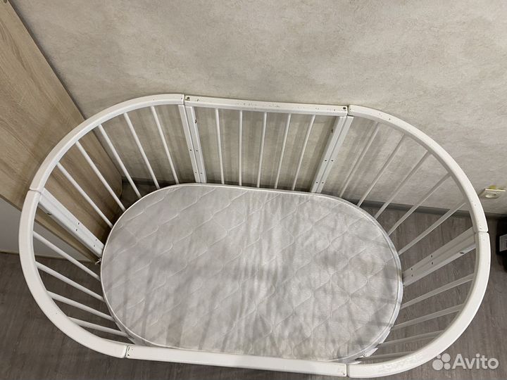 Кровать трансформер круглая овальная матрасы