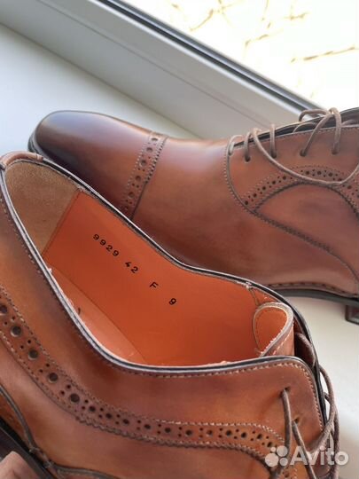 Туфли оксфорды Santoni 9uk