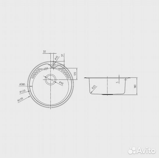 Мойка врез iddis Suno S D490 нерж шелк SUN49S0i77S