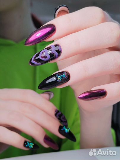 Маникюр / Наращивание / крейзи дизайн