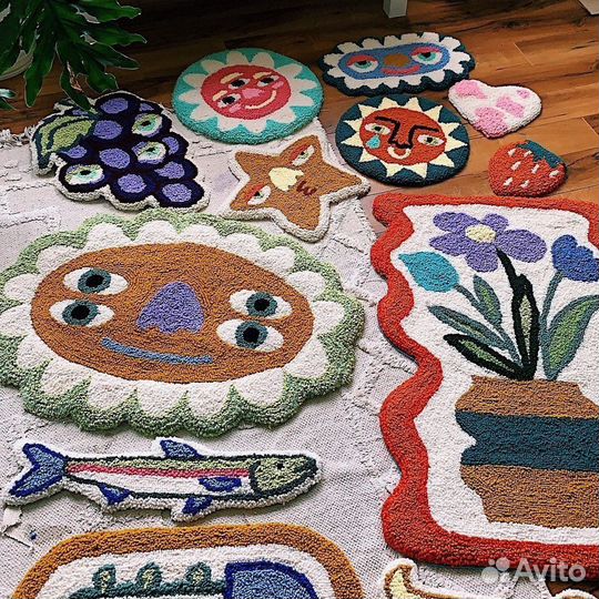 Тафтинговые ковры ручной работы под заказ