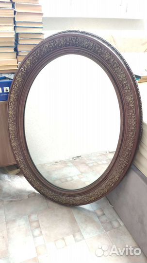 Зеркало в резной раме винтажное