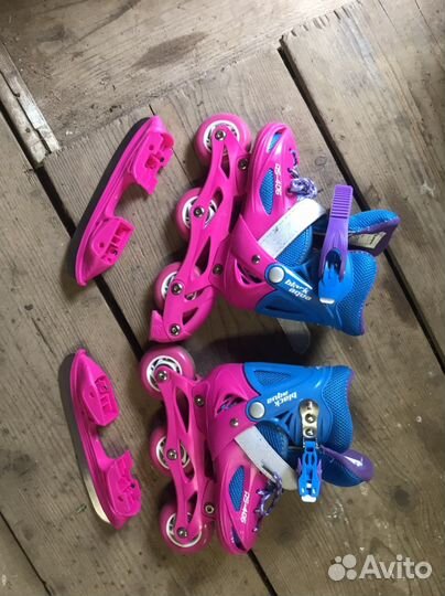 Роликовые коньки раздвижные