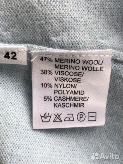 Теплая футболка 48/50 шерсть бленд Германия