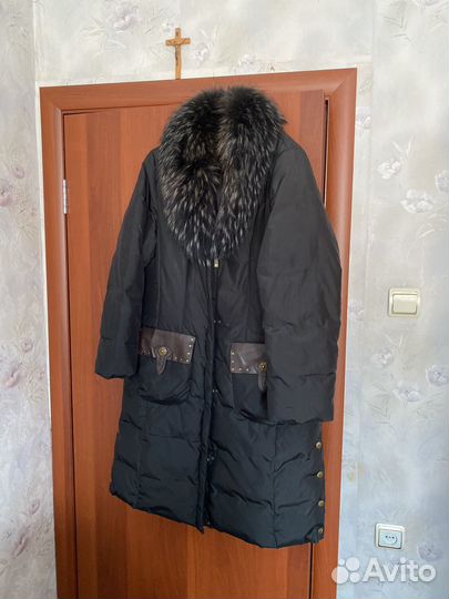 Пуховик женский длинный 50 52