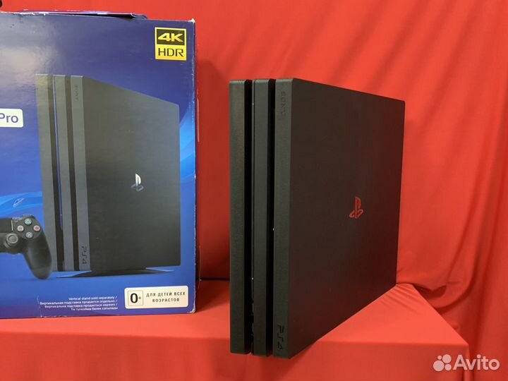 Sony playstation 4 pro черная