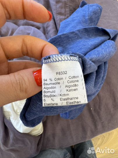 Поло Lacoste 34 темно-синее