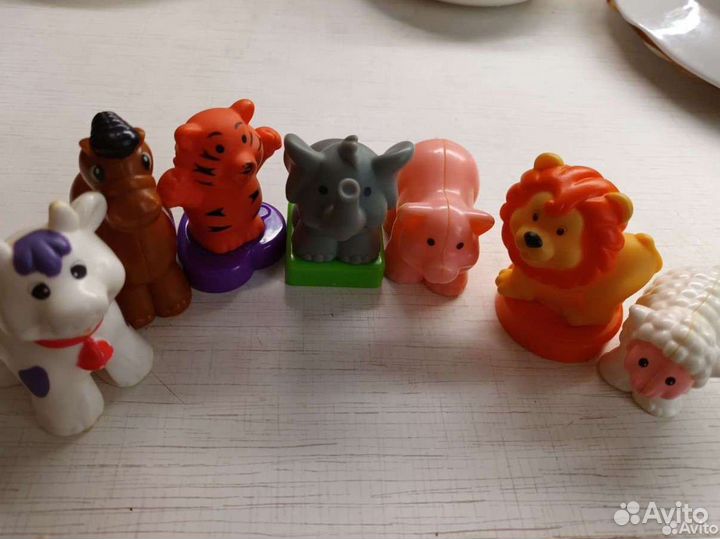 Лев Свинка Корова Ноев Ковчег Ферма Kiddieland