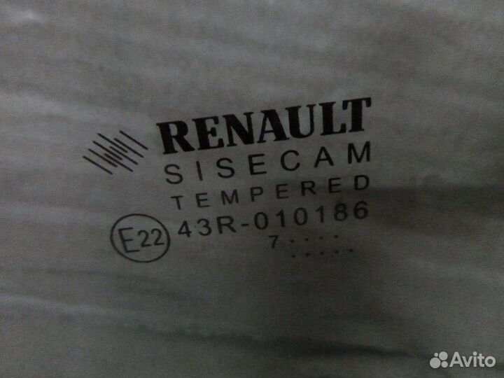 Стекло двери задней левой renault sandero sandero