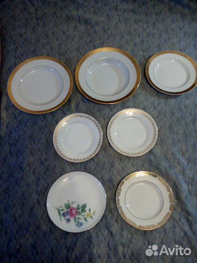 Столовые тарелки лфз СССР и Чехия