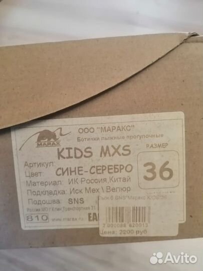 Лыжные ботинки