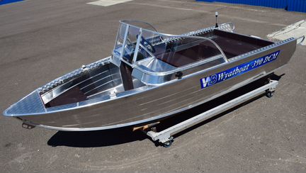 Новая лодка нерегистрат Wyatboat-390DCM алюминий