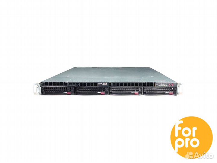 Сервер Supermicro 6018U 4LFF 2xE5-2697v3 160GB