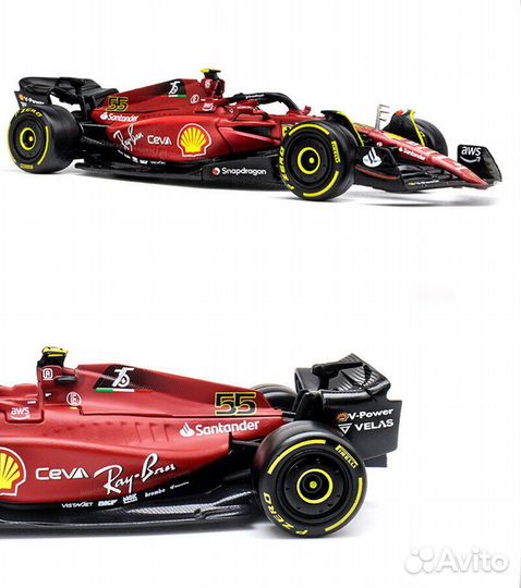 Ferrari F1-75 №55 Carlos Sainz Jr. 2022 1:43 Yu-Ra